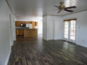 Living Room into Kitchen